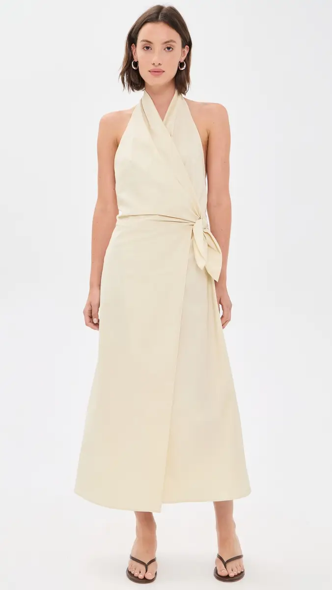 St. Agni Halter Wrap Backless Dress | Thumbnail 2 St. Agni Halter Wrap Backless Dress | Thumbnail 2