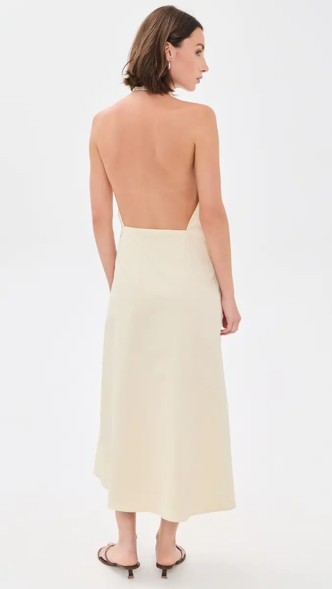 St. Agni Halter Wrap Backless Dress | Thumbnail 3 St. Agni Halter Wrap Backless Dress | Thumbnail 3