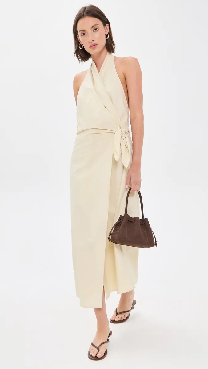 St. Agni Halter Wrap Backless Dress | Thumbnail 5 St. Agni Halter Wrap Backless Dress | Thumbnail 5