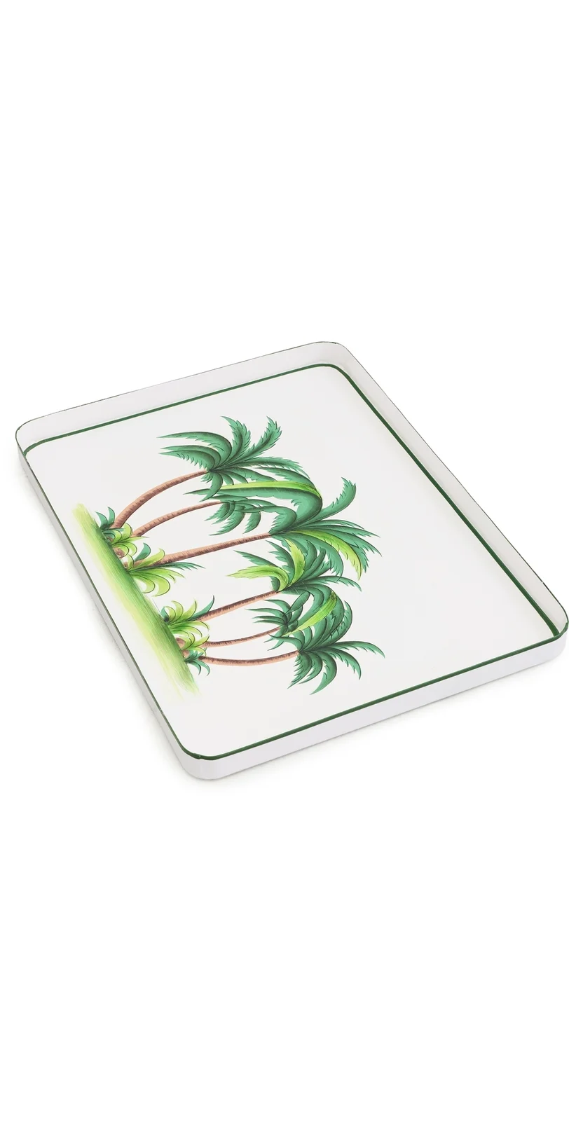 LES OTTOMANS Flora Hand Painted Iron Tray
