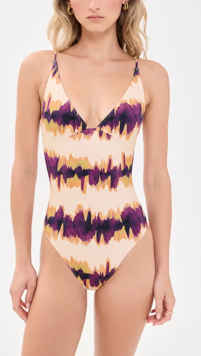 Ulla Johnson Alba Deep V Maillot One Piece | Thumbnail 5 Ulla Johnson Alba Deep V Maillot One Piece | Thumbnail 5