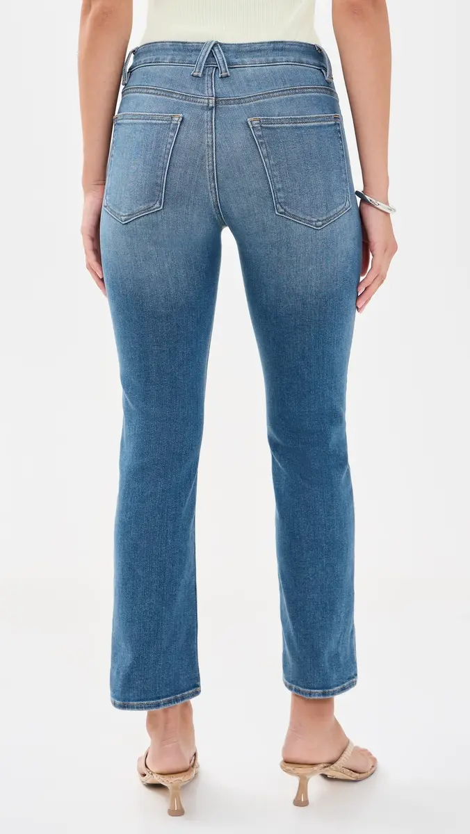GOOD AMERICAN Soft Tech Good Legs Straight Jeans | Thumbnail 3 GOOD AMERICAN Soft Tech Good Legs Straight Jeans | Thumbnail 3