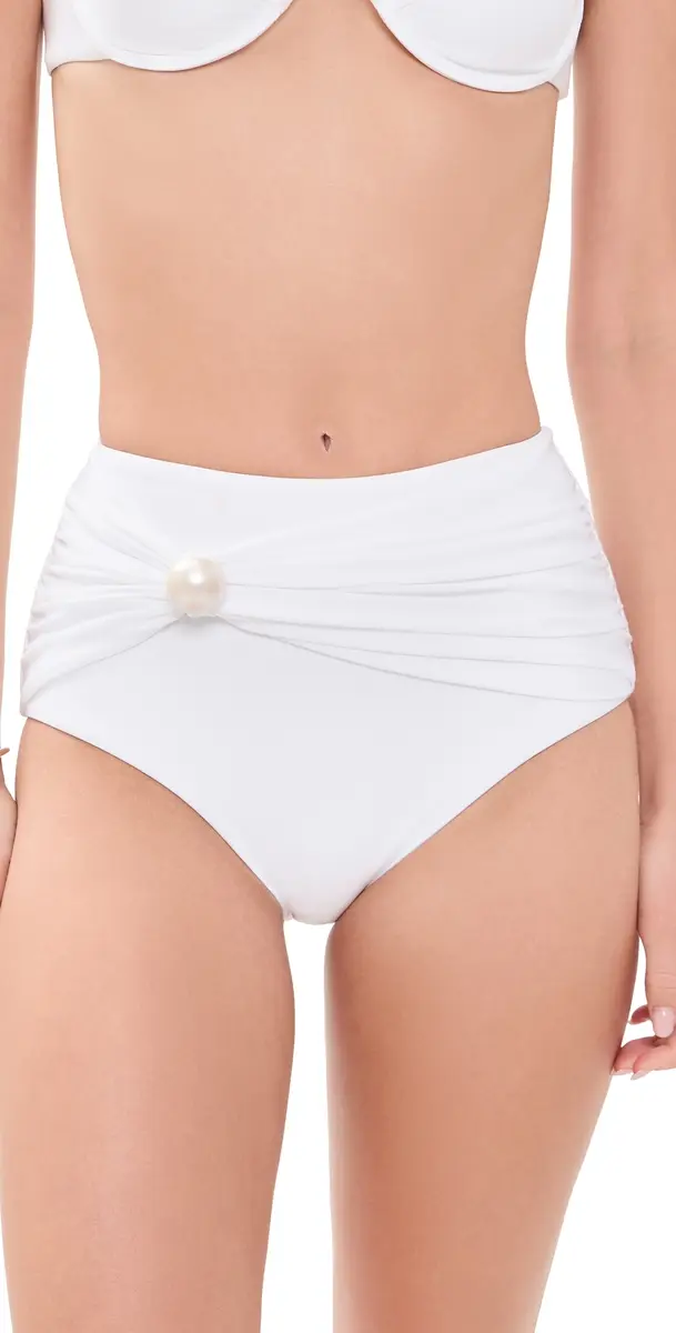Bananhot Ari Pearl Bikini Bottoms White | Image 1 Bananhot Ari Pearl Bikini Bottoms White | Image 1