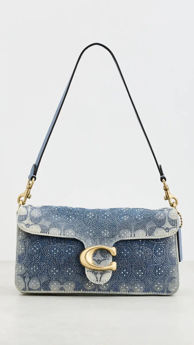 Coach Soft Crystal Signature Denim Tabby Shoulder Bag 26 | Thumbnail 2 Coach Soft Crystal Signature Denim Tabby Shoulder Bag 26 | Thumbnail 2