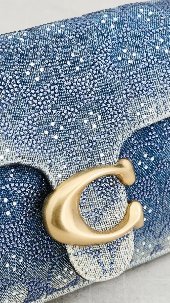 Coach Soft Crystal Signature Denim Tabby Shoulder Bag 26 | Thumbnail 5 Coach Soft Crystal Signature Denim Tabby Shoulder Bag 26 | Thumbnail 5