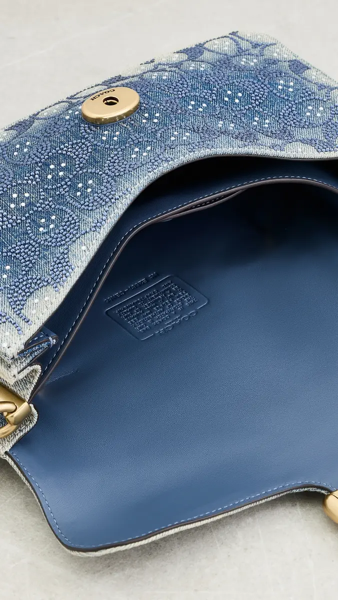 Coach Soft Crystal Signature Denim Tabby Shoulder Bag 26 | Thumbnail 6 Coach Soft Crystal Signature Denim Tabby Shoulder Bag 26 | Thumbnail 6