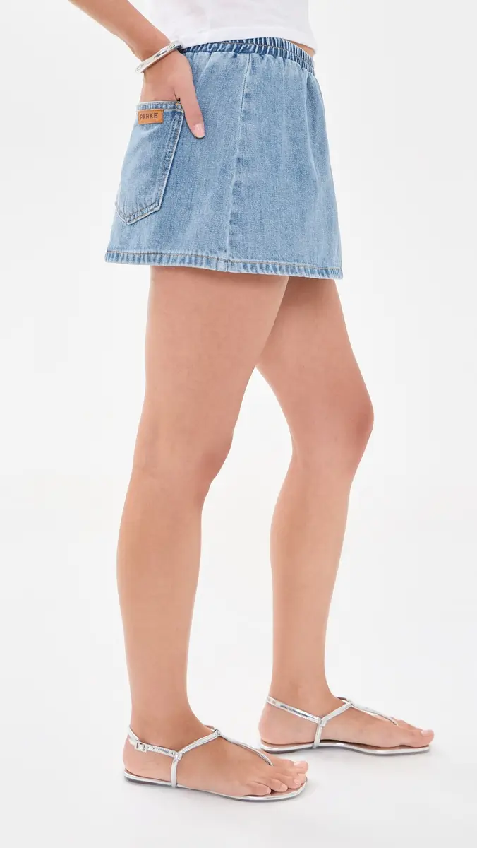 PARKE Elastic Miniskirt | Thumbnail 4 PARKE Elastic Miniskirt | Thumbnail 4