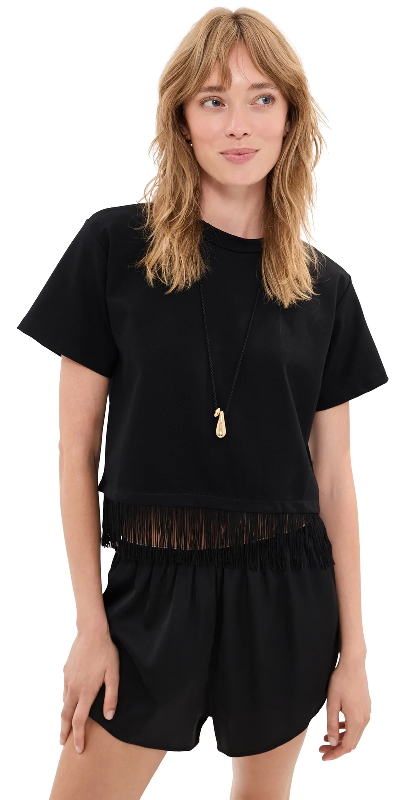 LE BOP Fringe Hazel Cropped Tee