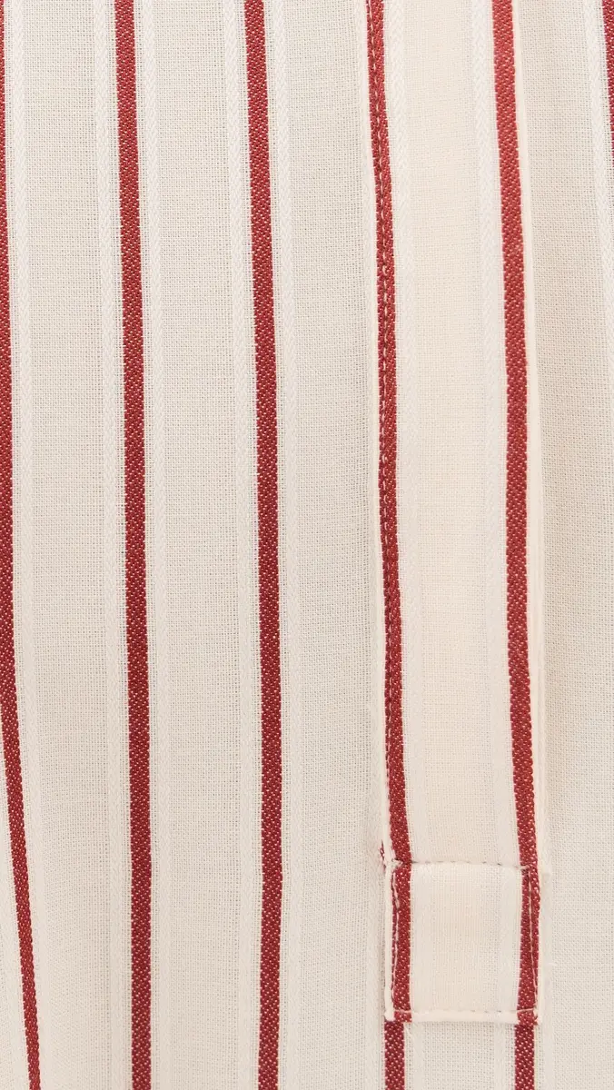 English Factory Stripe A-Line Mini Shirt Dress | Thumbnail 6 English Factory Stripe A-Line Mini Shirt Dress | Thumbnail 6