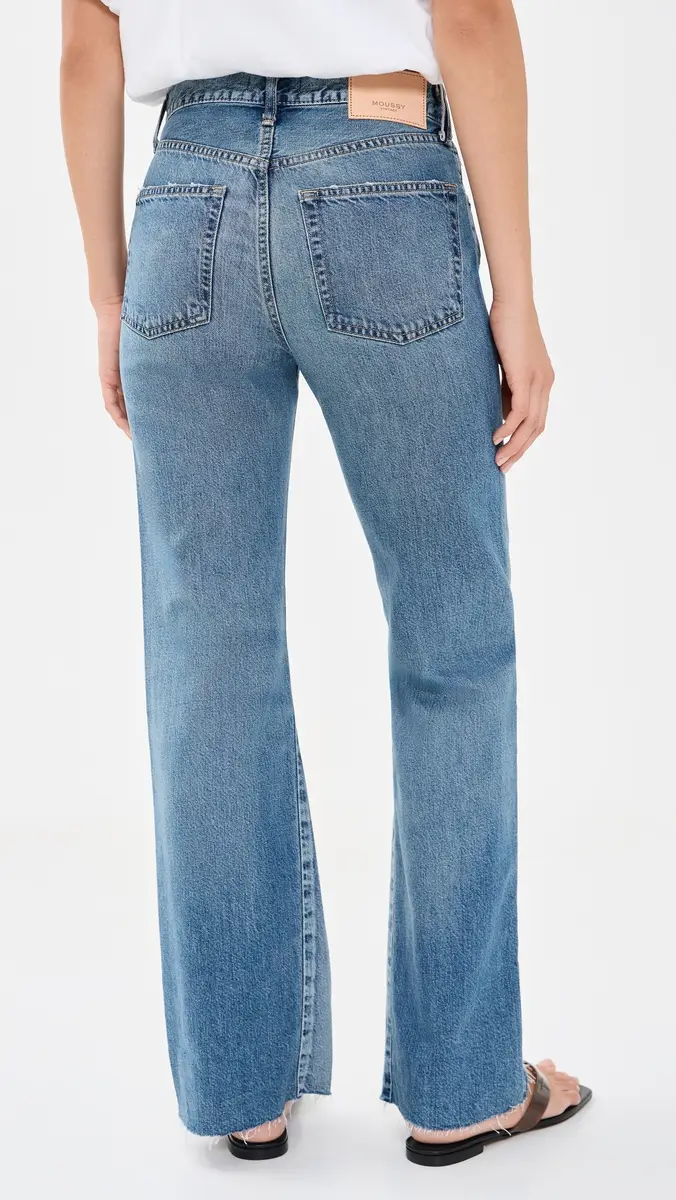 Moussy Vintage Asheville Remake Flare Jeans | Thumbnail 3