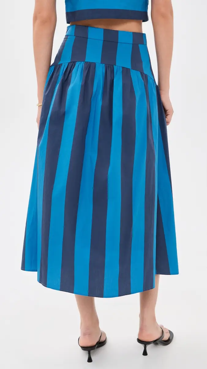 English Factory Striped Midi Skirt | Thumbnail 3 English Factory Striped Midi Skirt | Thumbnail 3