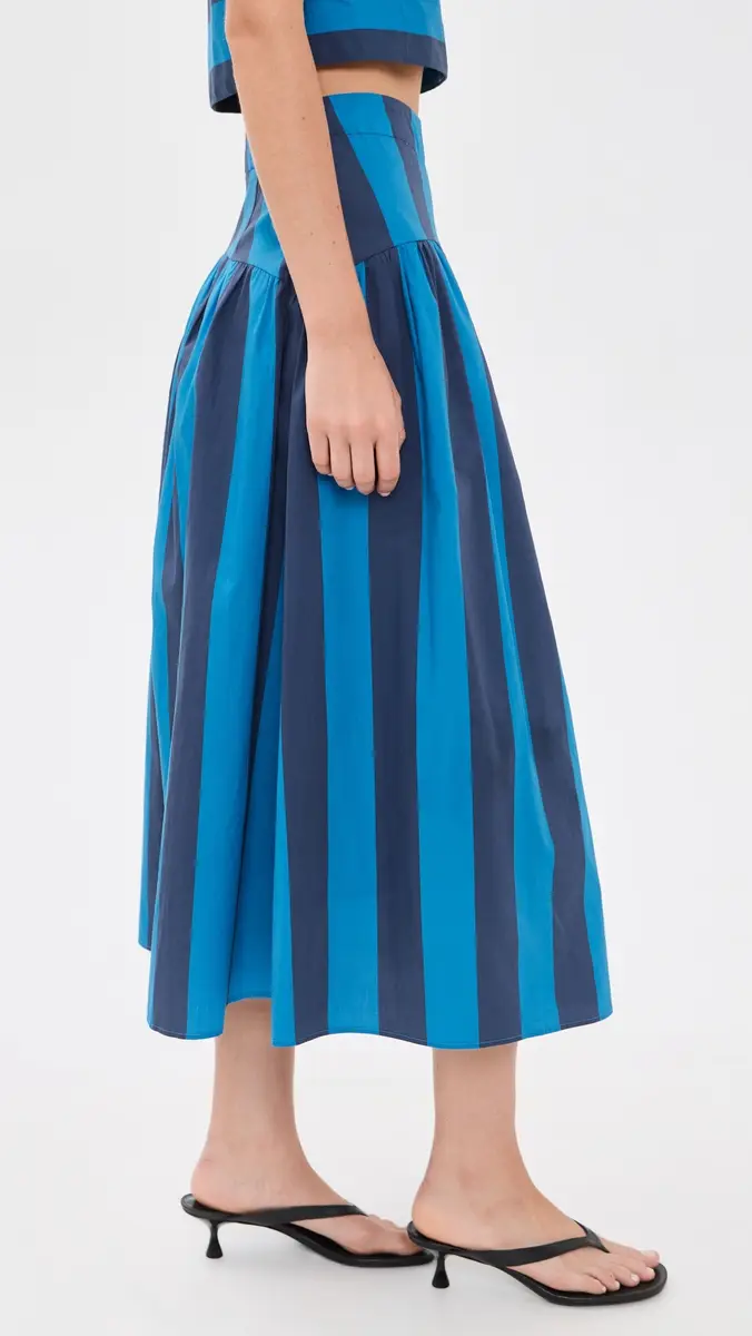 English Factory Striped Midi Skirt | Thumbnail 4 English Factory Striped Midi Skirt | Thumbnail 4