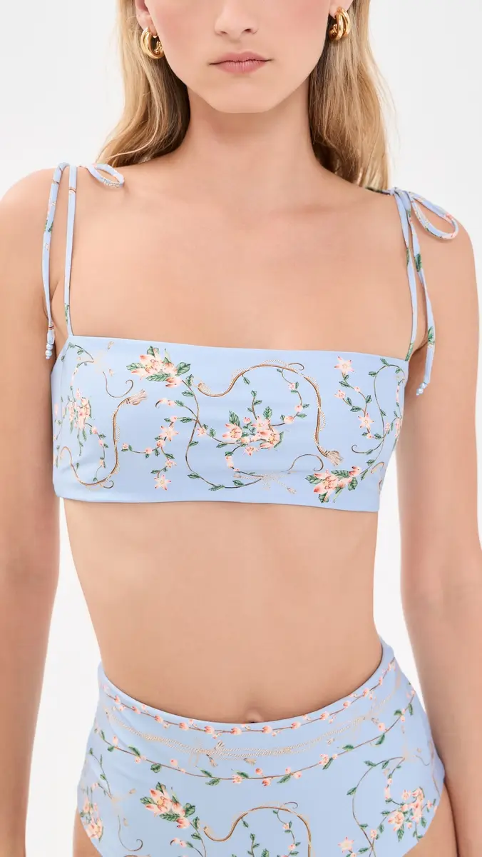 Agua by Agua Bendita Primavera Navegante Bikini Top | Thumbnail 2