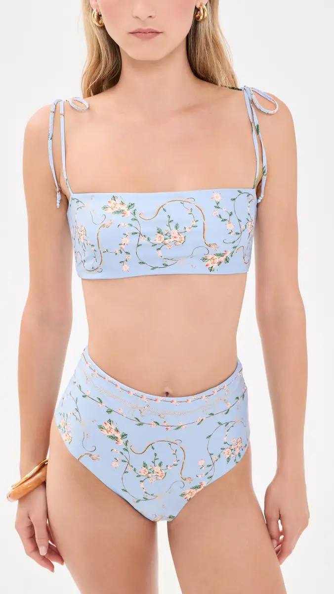 Agua by Agua Bendita Primavera Navegante Bikini Top | Thumbnail 5