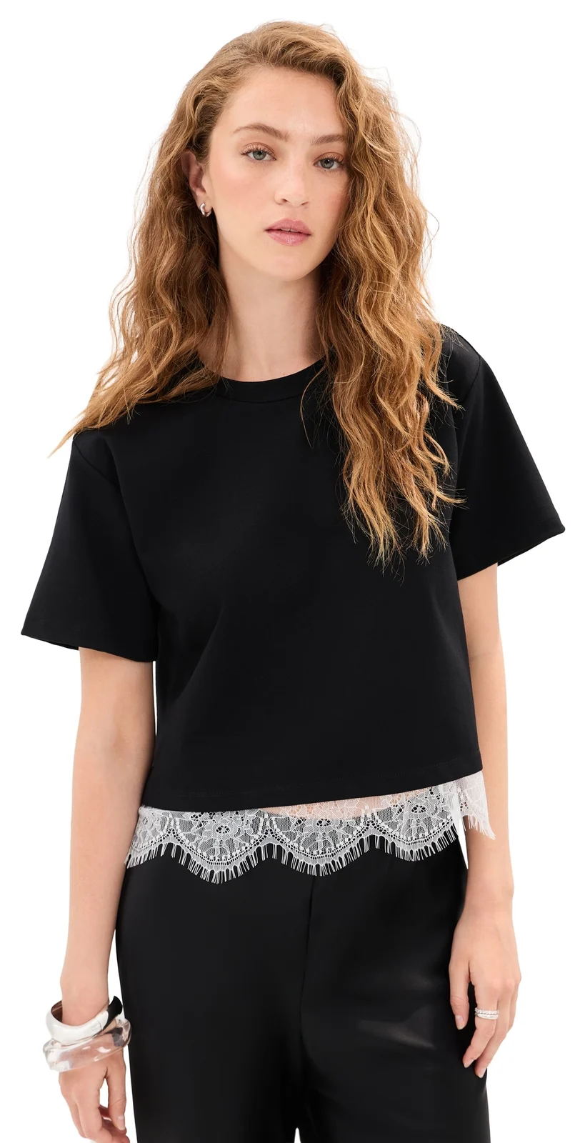 Lace Hazel Cropped Tee