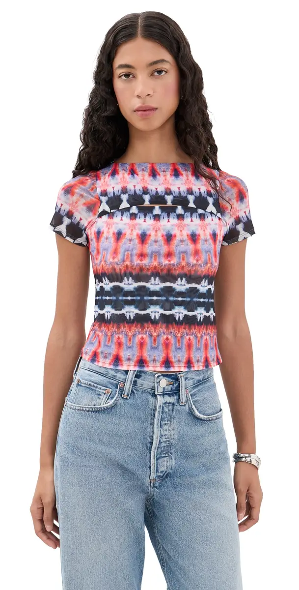 MISA Rowan Top Fragmented Stripe s | Image 1 MISA Rowan Top Fragmented Stripe s | Image 1