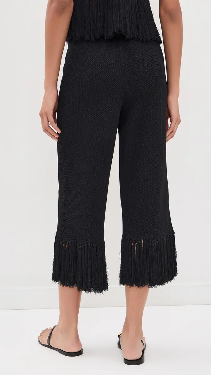 English Factory Fringe Detailed Knit Pants | Thumbnail 3