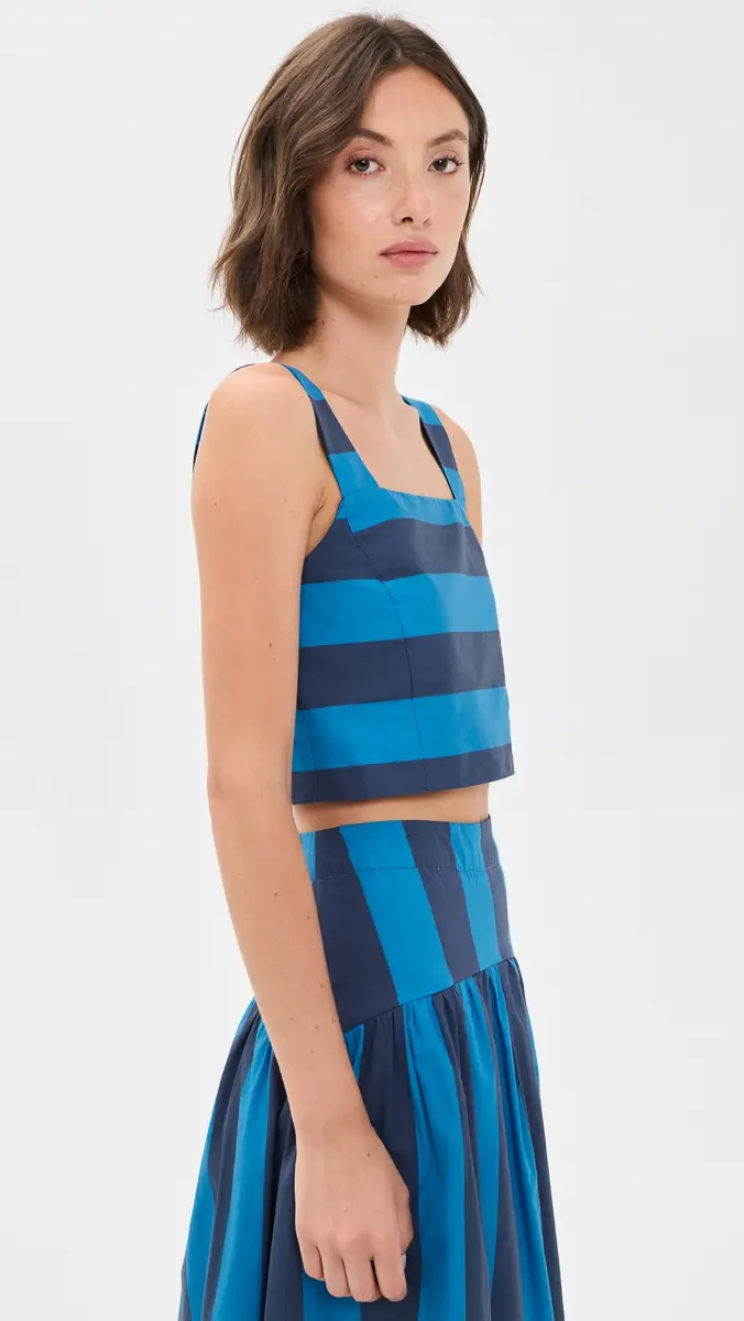 English Factory Stripe Crop Top | Thumbnail 4
