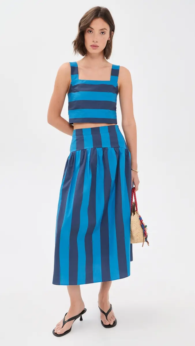 English Factory Stripe Crop Top | Thumbnail 5