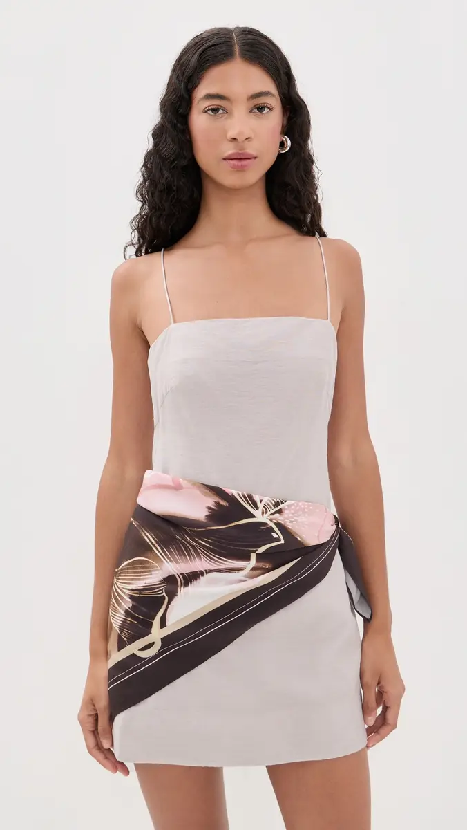 Amur Ashtin Printed Wrap Mini Dress | Thumbnail 2