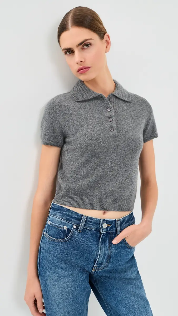 Simkhai Twila Cashmere Polo Top | Thumbnail 2 Simkhai Twila Cashmere Polo Top | Thumbnail 2