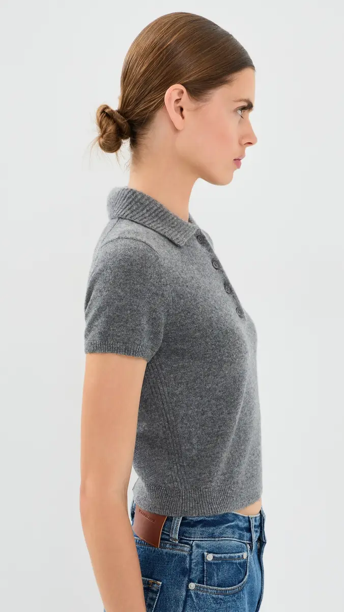 Simkhai Twila Cashmere Polo Top | Thumbnail 4 Simkhai Twila Cashmere Polo Top | Thumbnail 4
