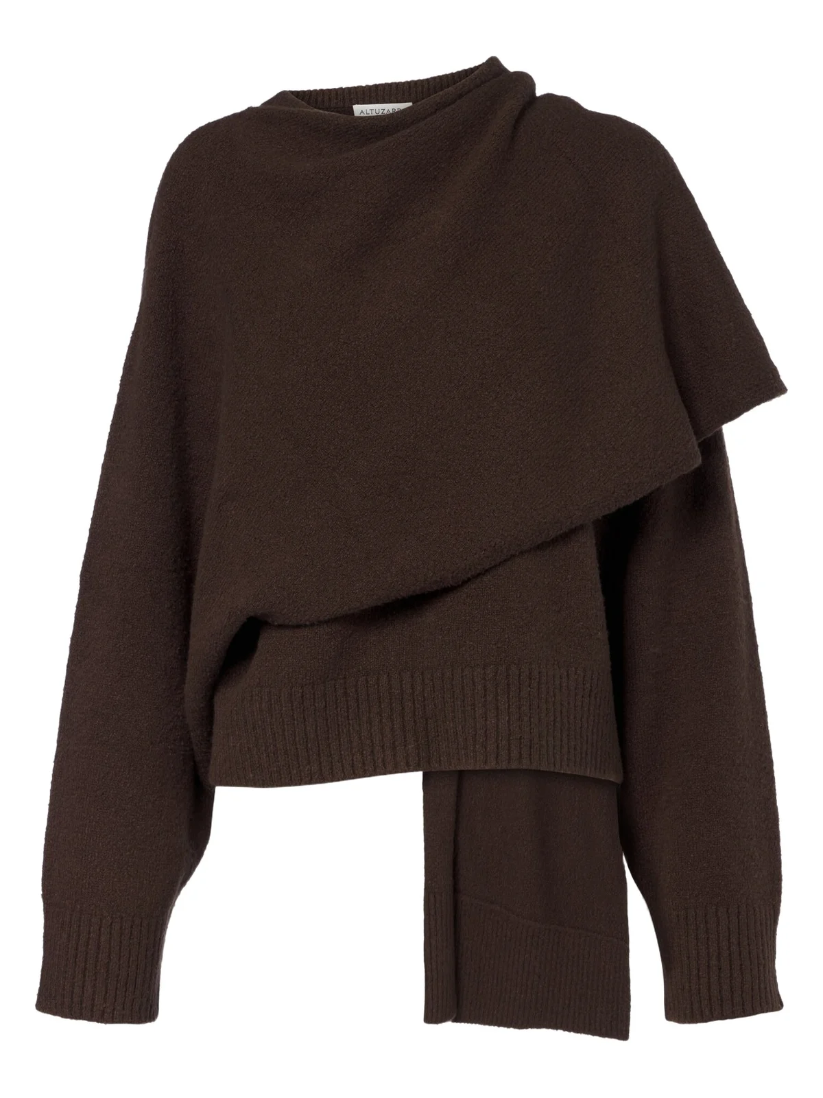 Palmer layered cotton-blend sweater Palmer layered cotton-blend sweater