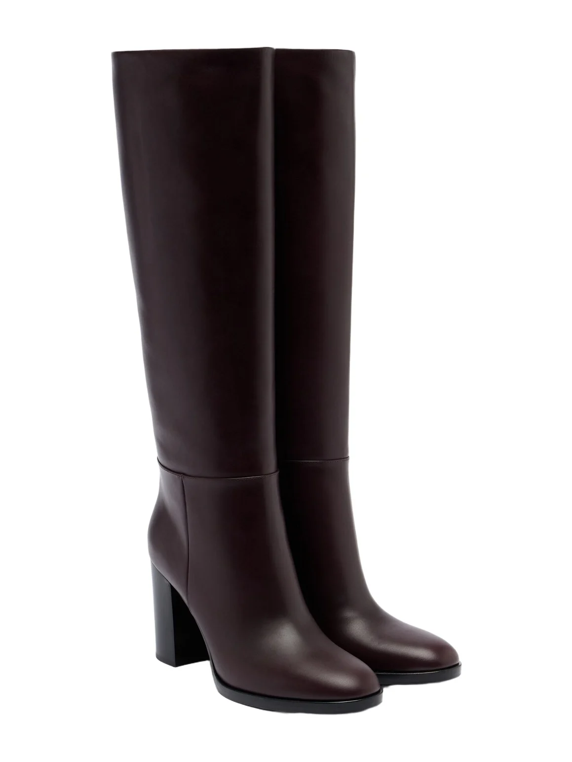 Santiago leather knee-high boots