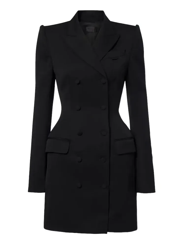 Wool blazer dress