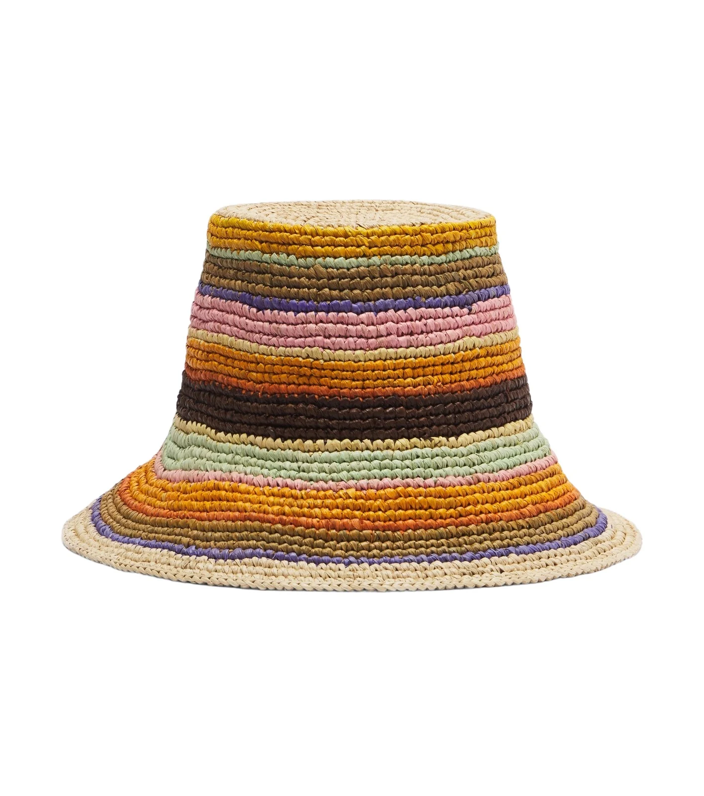 Raffia striped bucket hat Raffia striped bucket hat