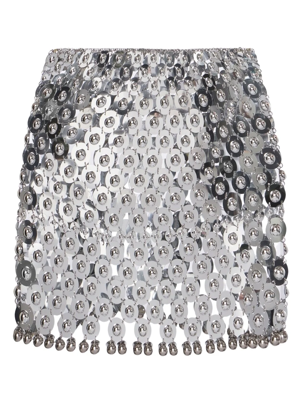 Chainmail embellished miniskirt Chainmail embellished miniskirt