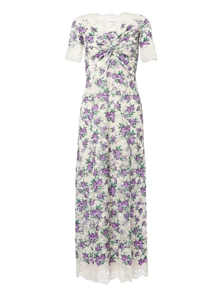 Floral lace maxi dress Floral lace maxi dress