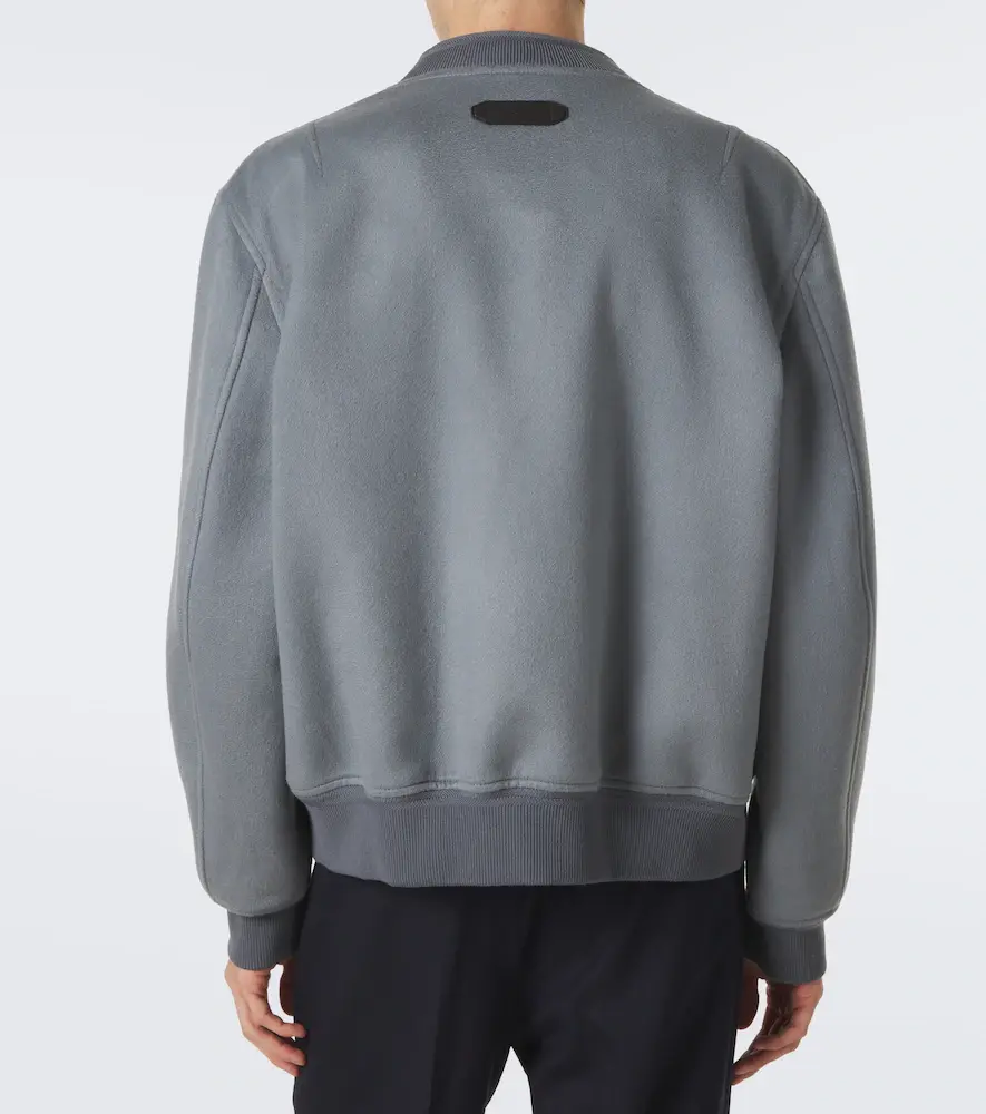 Brioni Wool and cashmere bomber jacket | Thumbnail 4 Brioni Wool and cashmere bomber jacket | Thumbnail 4