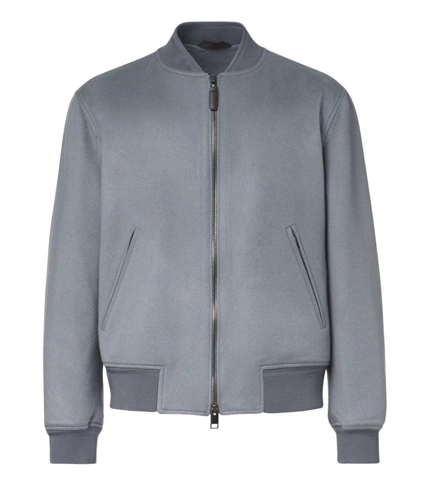 Wool and cashmere bomber jacket
