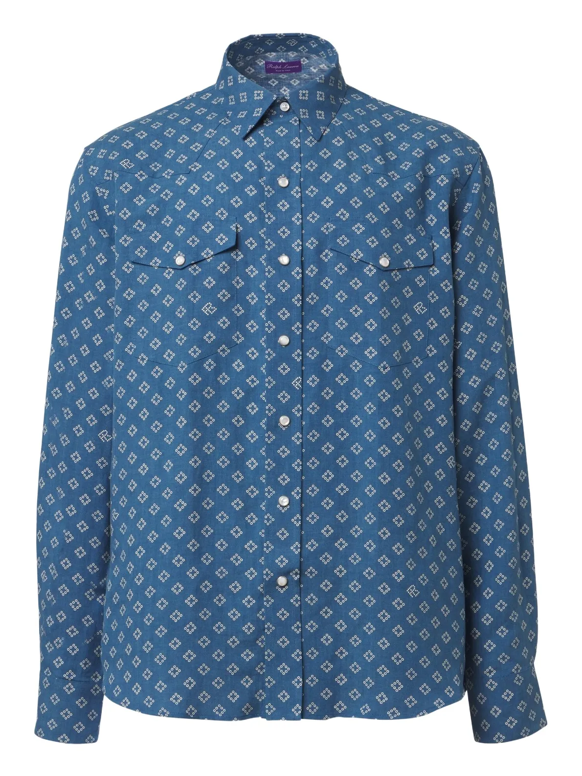 Printed linen and silk shirt Printed linen and silk shirt