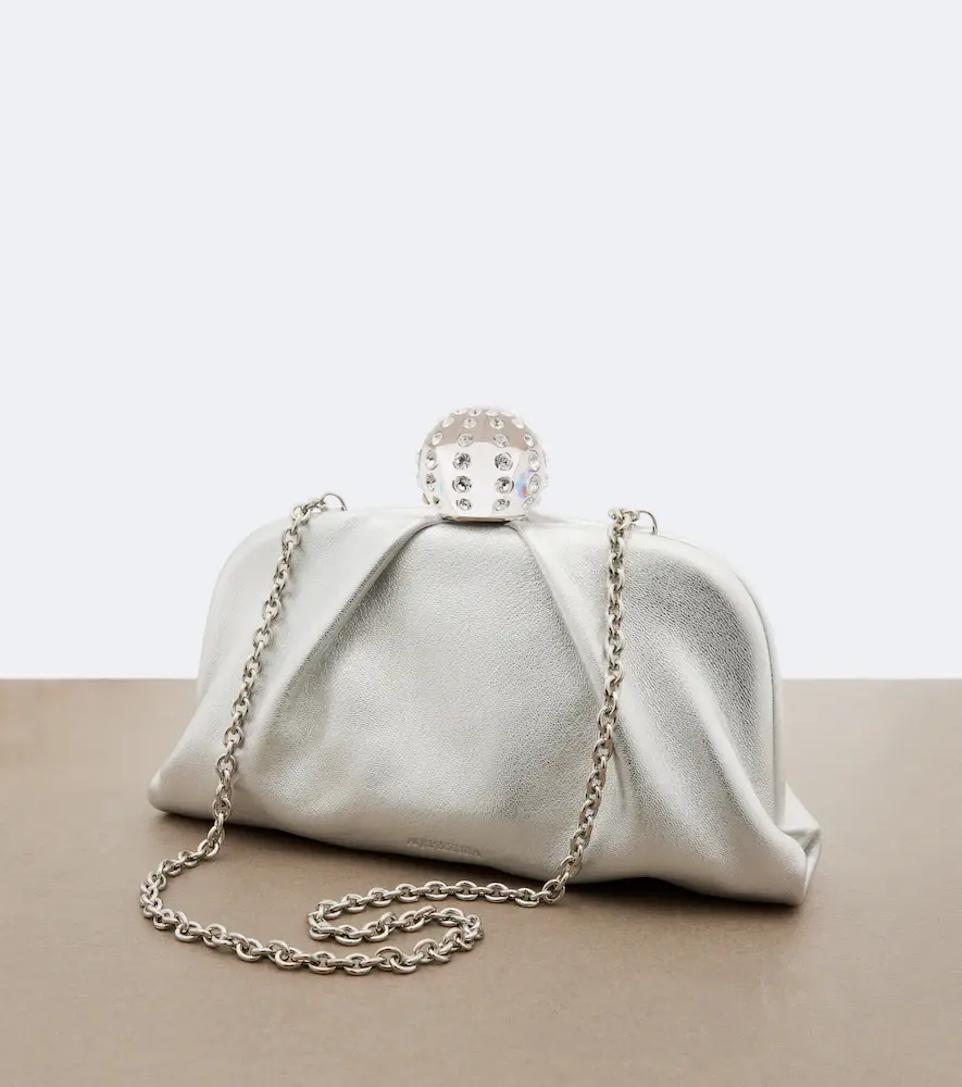 Aquazzura Tequila embellished canvas clutch | Thumbnail 3 Aquazzura Tequila embellished canvas clutch | Thumbnail 3