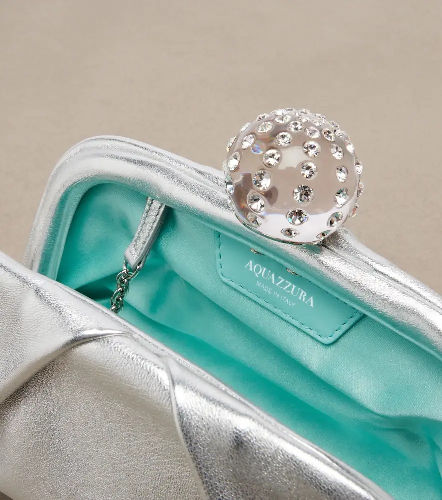 Aquazzura Tequila embellished canvas clutch | Thumbnail 4 Aquazzura Tequila embellished canvas clutch | Thumbnail 4