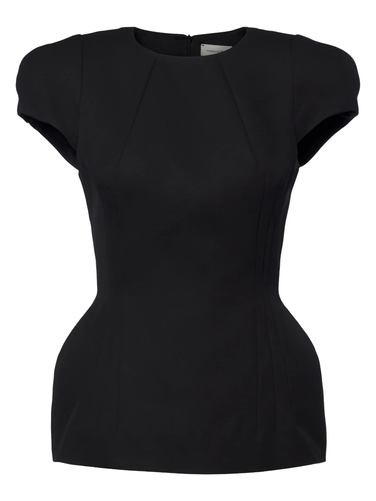 Magda Butrym Padded silk and cashmere top