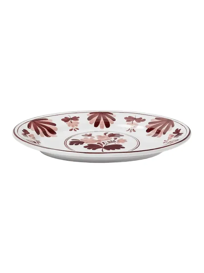 Cabana Blossom ceramic platter