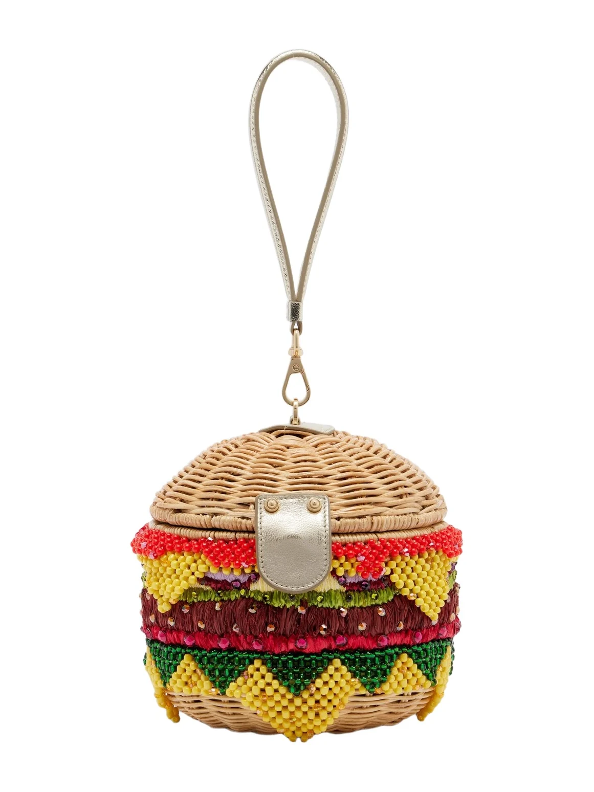 Cheeseburger Deluxe embellished clutch
