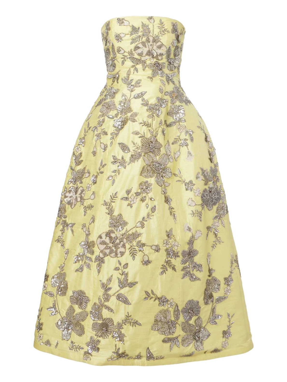 Là Fuori Aurelia sequined silk bustier dress Là Fuori Aurelia sequined silk bustier dress