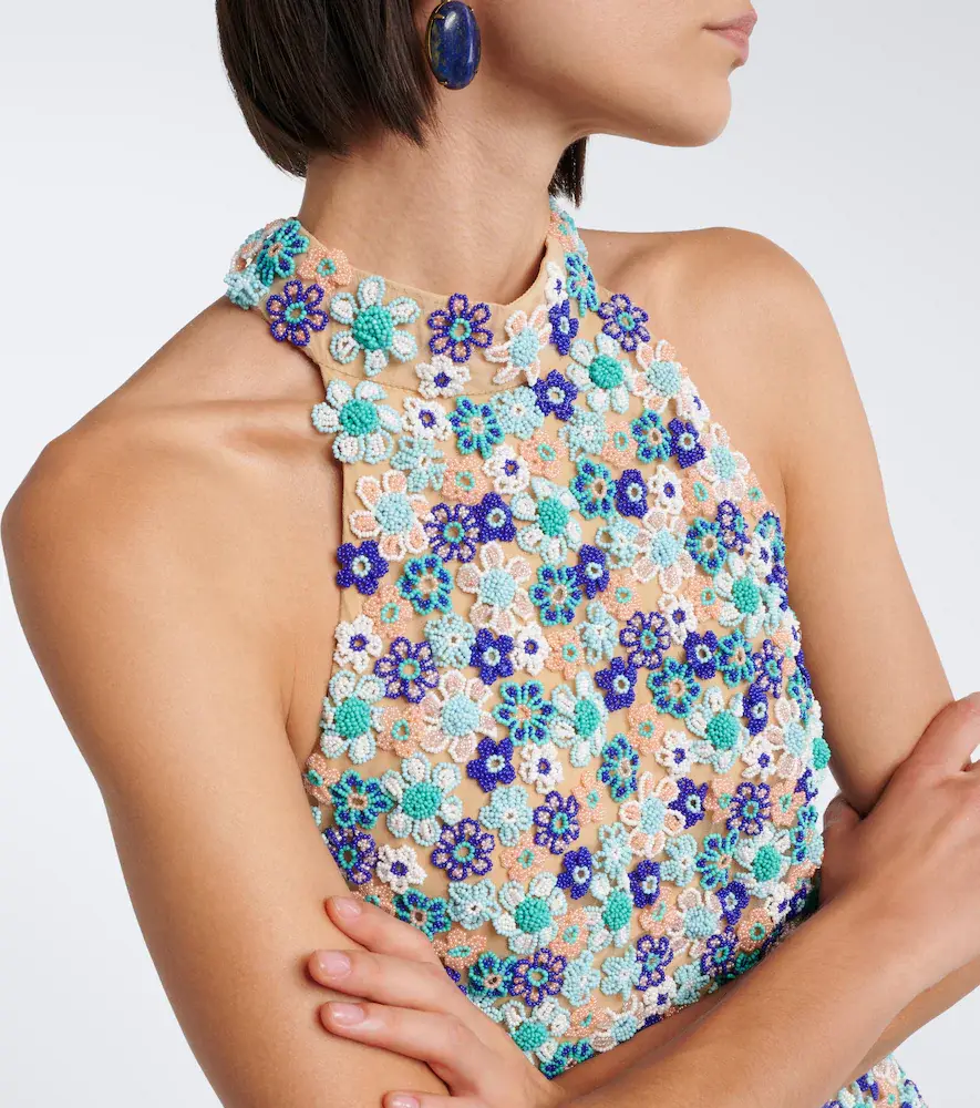 LA FUORI Là Fuori Arbor beaded open-back minidress | Thumbnail 2 LA FUORI Là Fuori Arbor beaded open-back minidress | Thumbnail 2