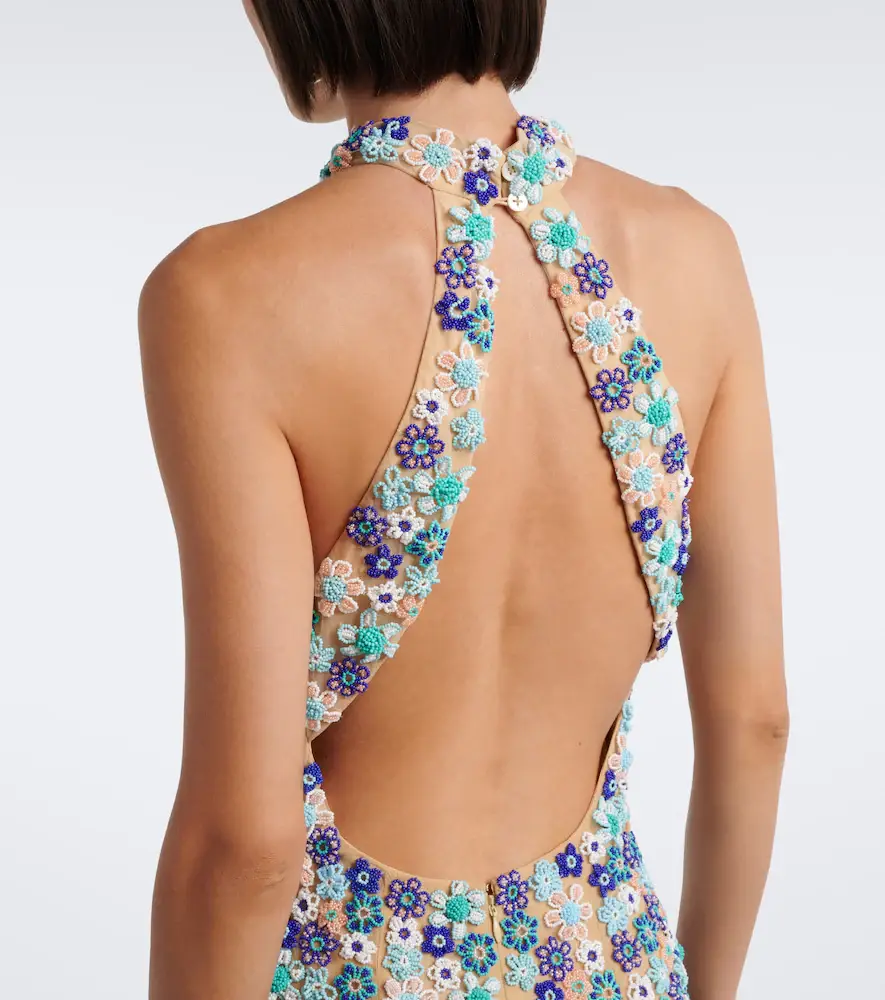 LA FUORI Là Fuori Arbor beaded open-back minidress | Thumbnail 5 LA FUORI Là Fuori Arbor beaded open-back minidress | Thumbnail 5