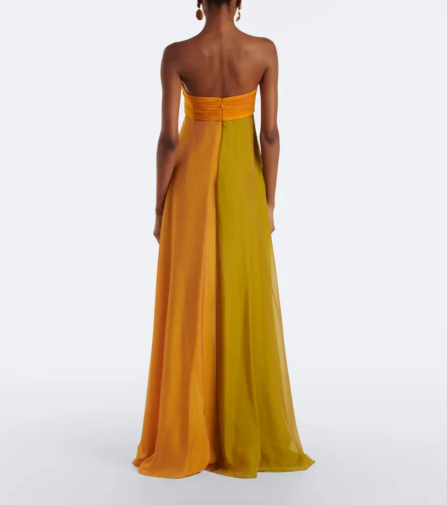 Retrofête Retrofête Lunaria chiffon maxi dress | Thumbnail 3 Retrofête Retrofête Lunaria chiffon maxi dress | Thumbnail 3