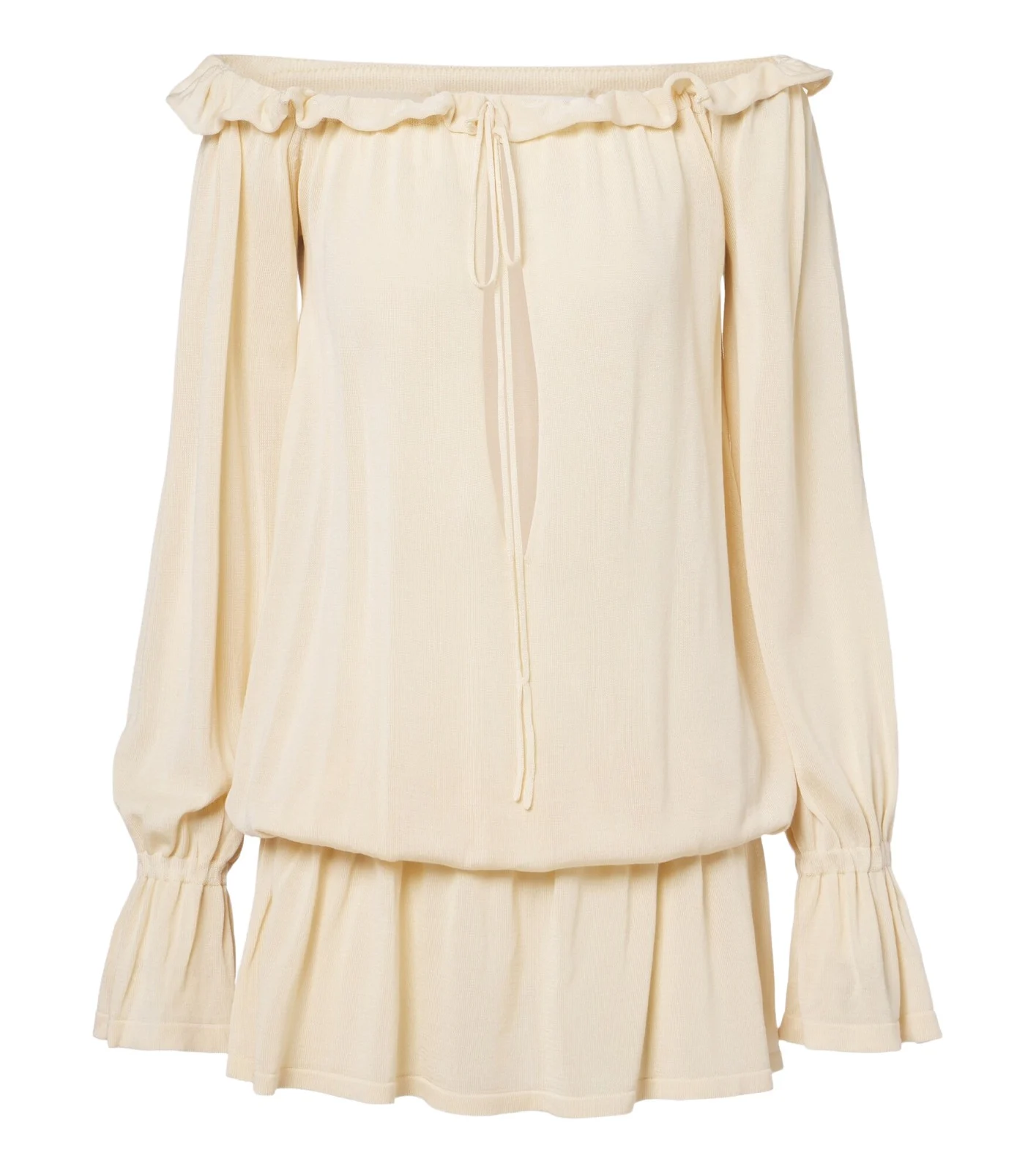 Cryo ruffled minidress