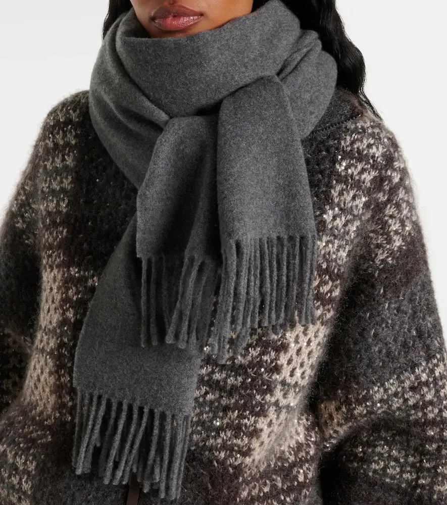 Brunello Cucinelli Cashmere scarf | Thumbnail 2 Brunello Cucinelli Cashmere scarf | Thumbnail 2