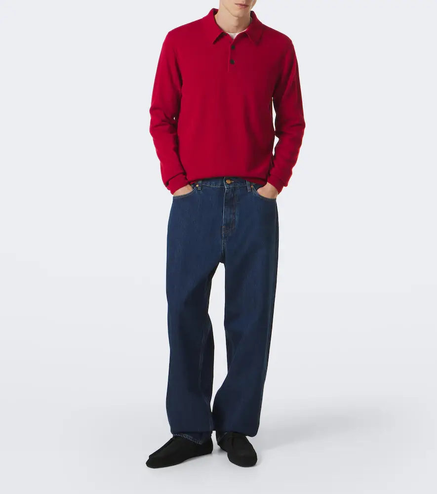 Sunspel Cashmere polo sweater | Thumbnail 2 Sunspel Cashmere polo sweater | Thumbnail 2