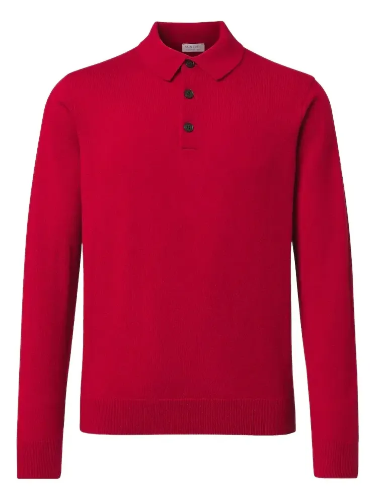 Cashmere polo sweater Cashmere polo sweater