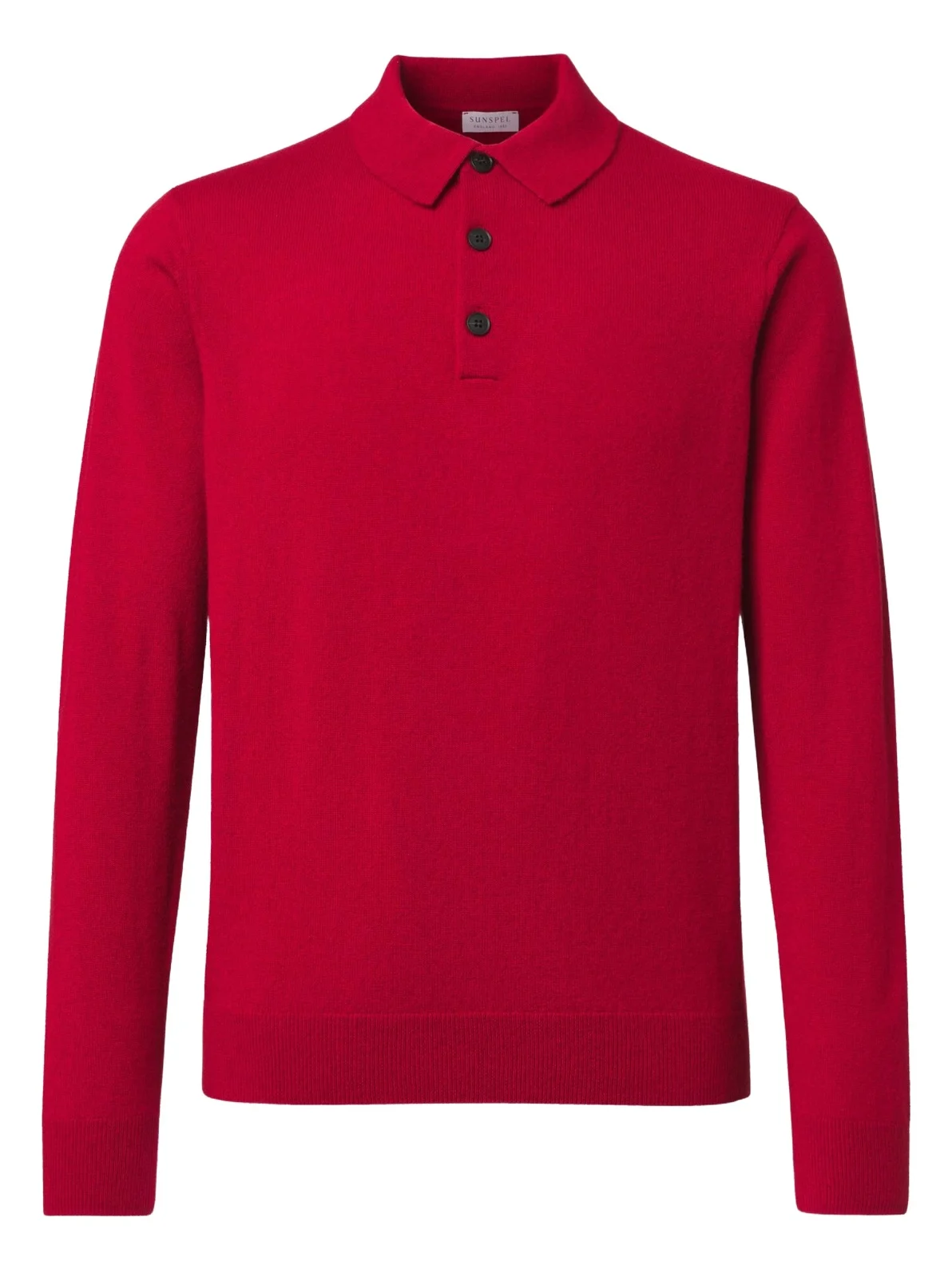 Cashmere polo sweater