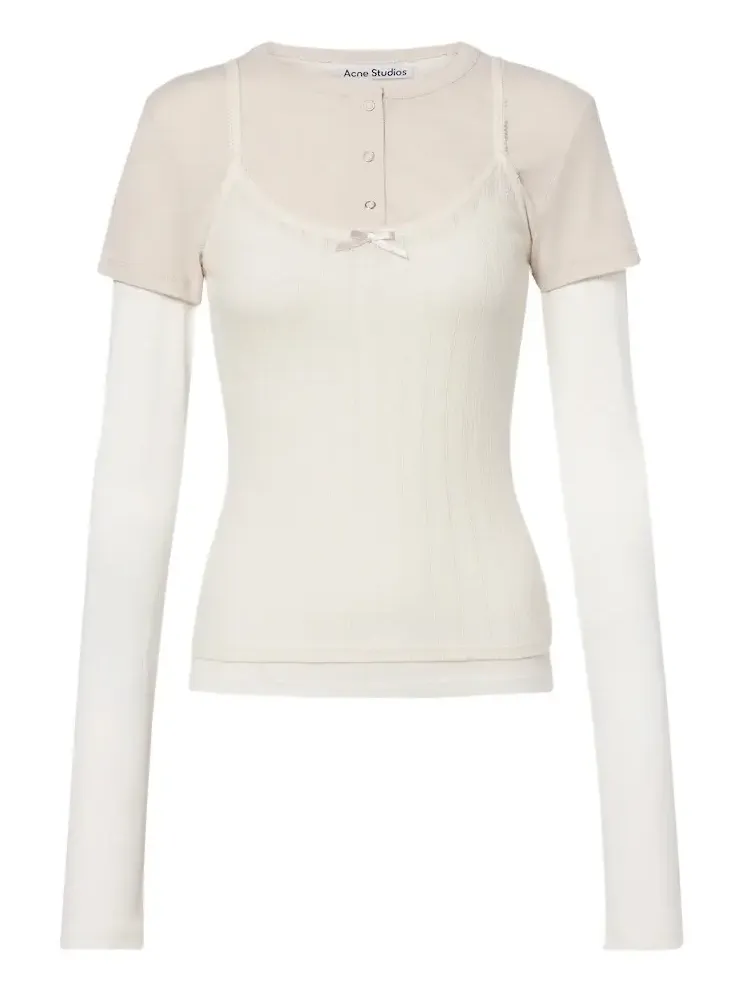 Layered jersey top Layered jersey top